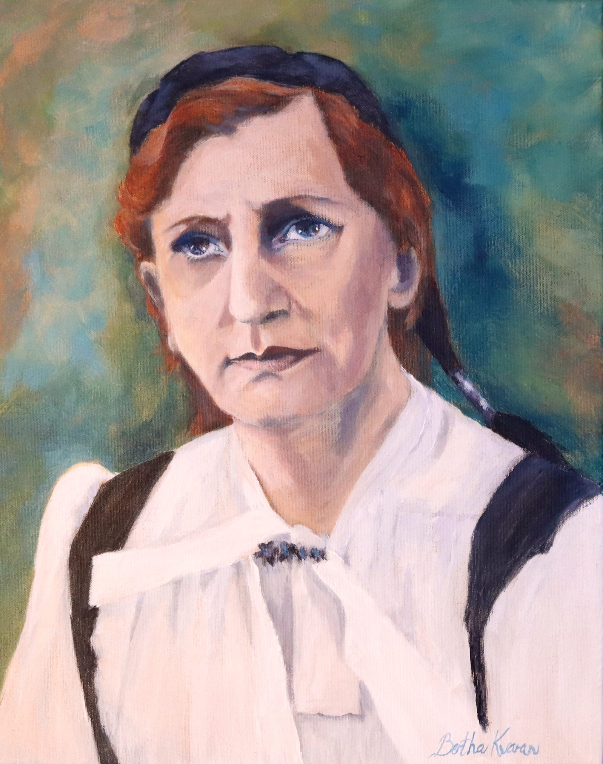 Ásta Margrét Sigfúsdóttir, portret by Bertha Kvaran