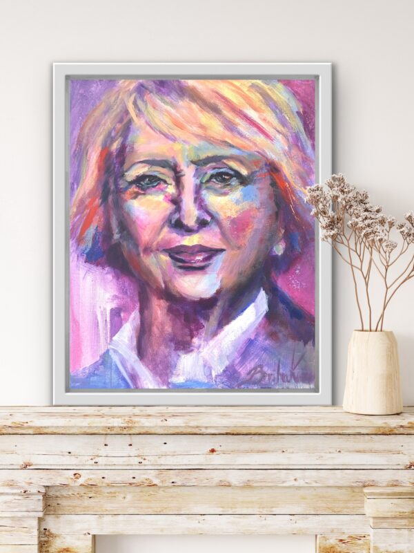 Vigdís Finnbogadóttir, former president of Iceland, portrait