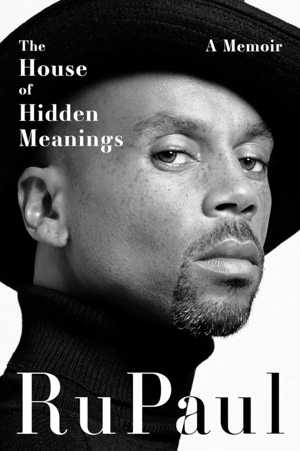 The House of Hidden Meanings, book cover with Ru Paul